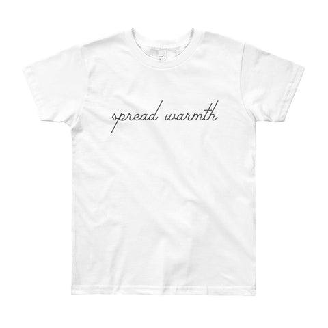 Youth 'Spread Warmth' Short Sleeve T-Shirt